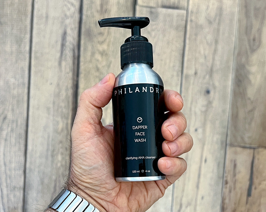 Alpha Hydroxy Face Cleanser for Men by PHILANDRY