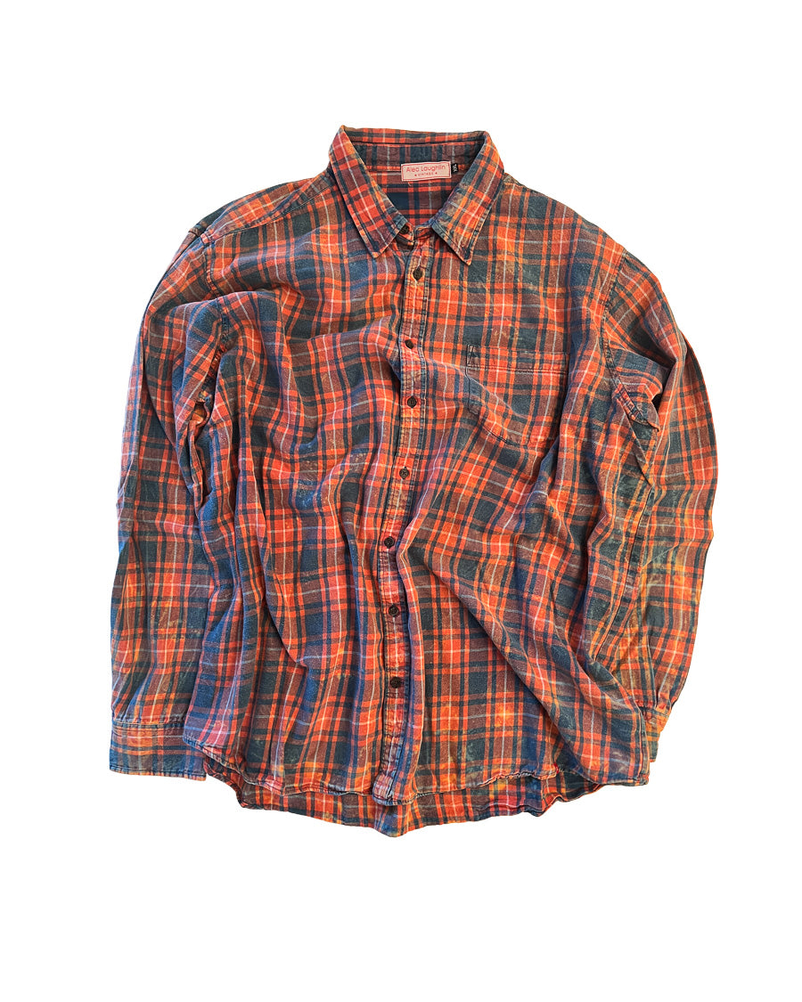 The Vintage Long-Sleeve Flannel №67 (2XL)