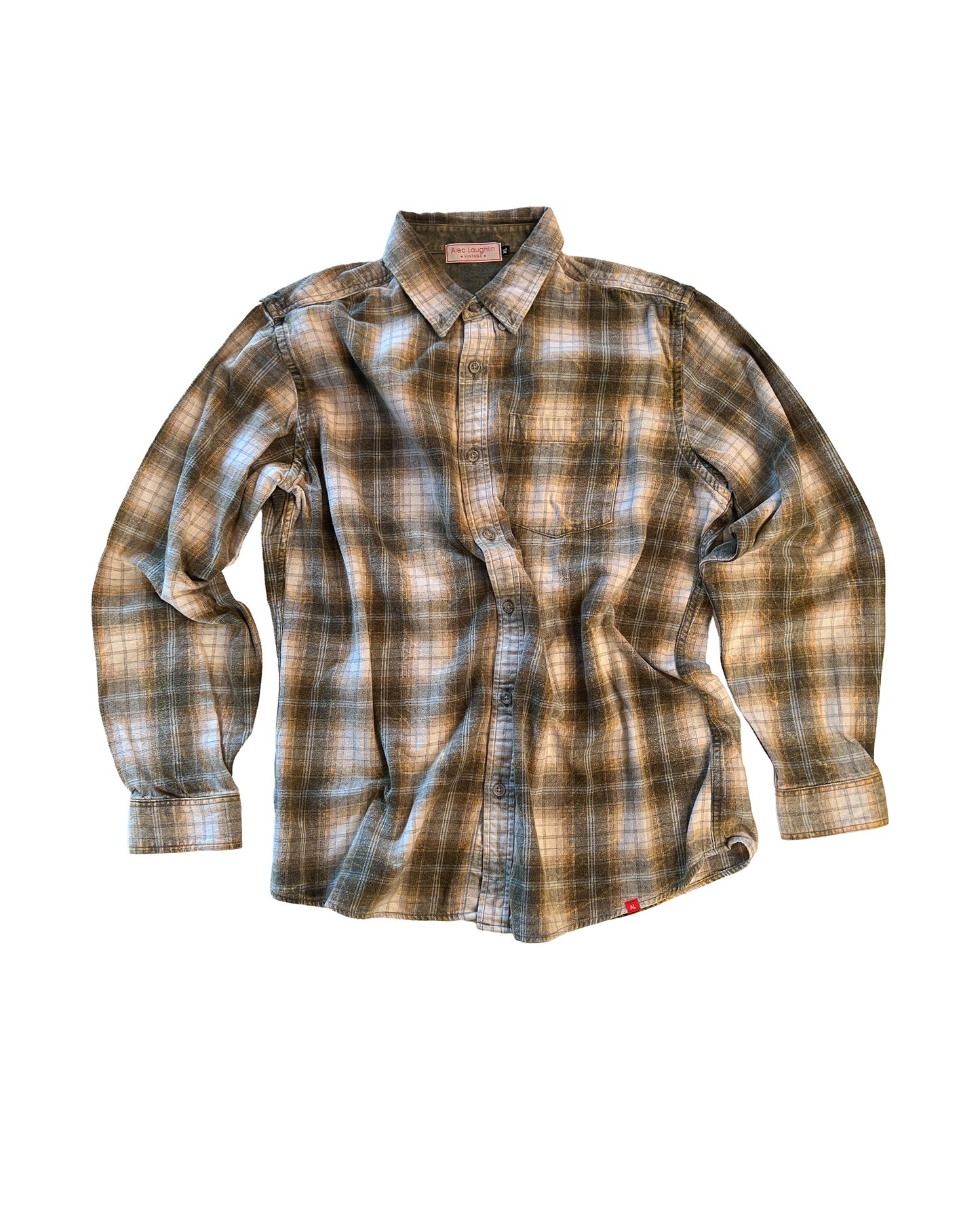 The Vintage Long-Sleeve Flannel №21 (XL)