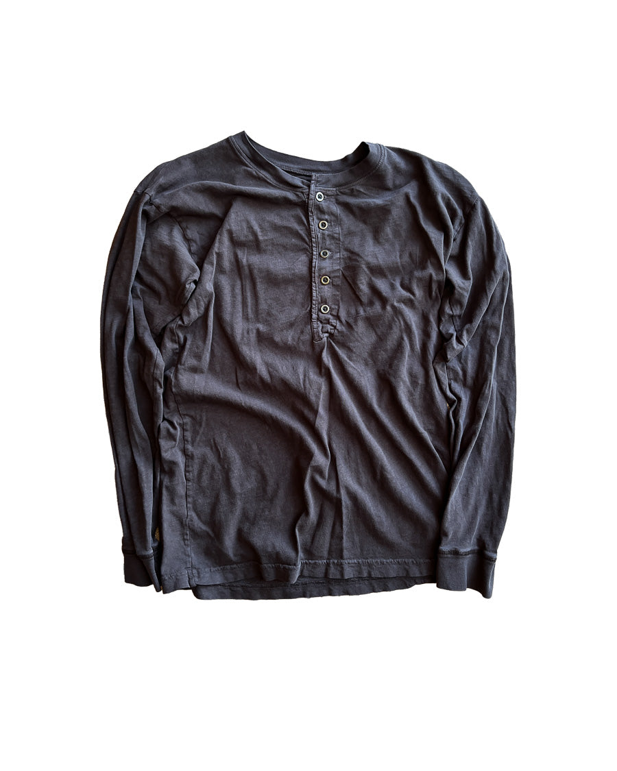 Brown Long Sleeve Henley