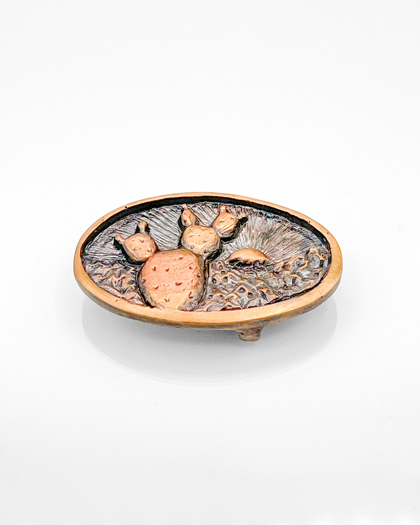 Bronze Belt Buckle, Pickly Pear