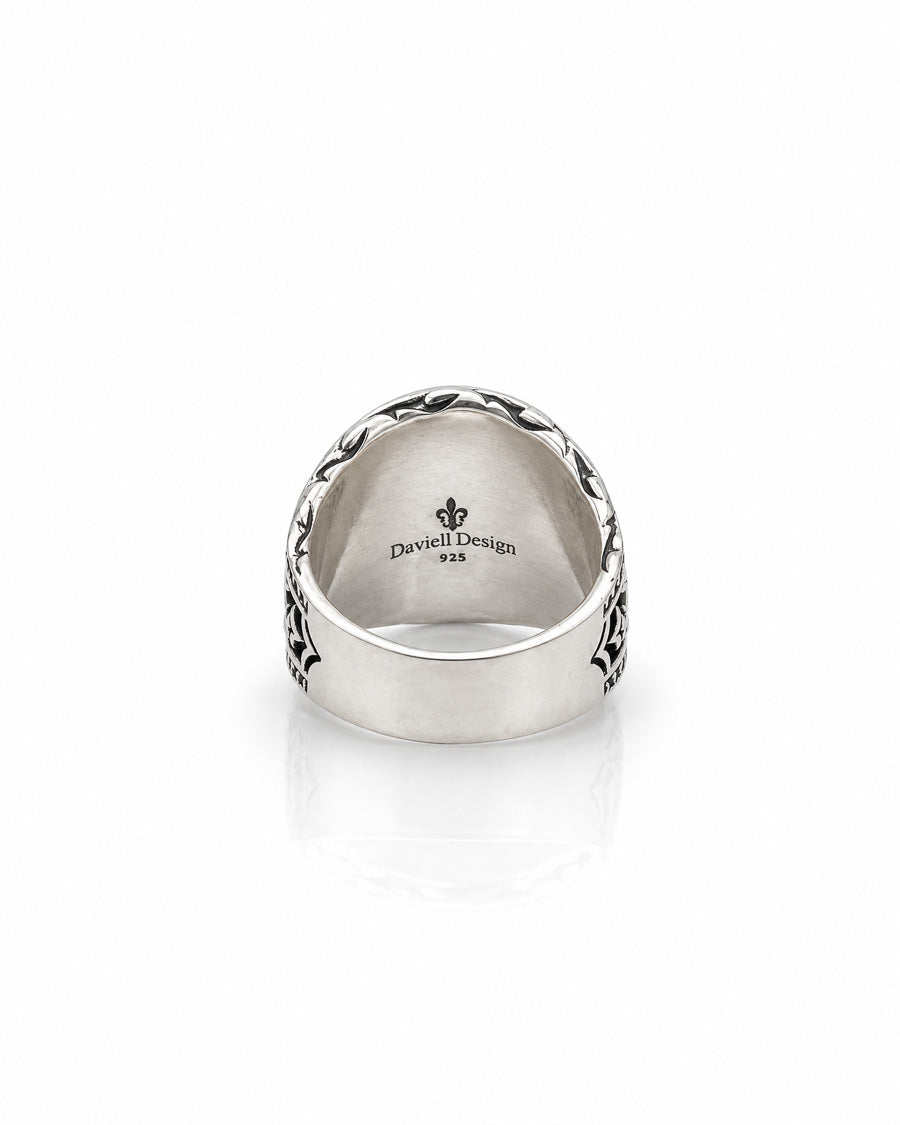 Double Squash Blossom Sterling Silver Ring