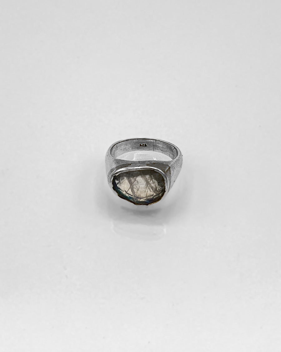 Faceted Moonstone Ring