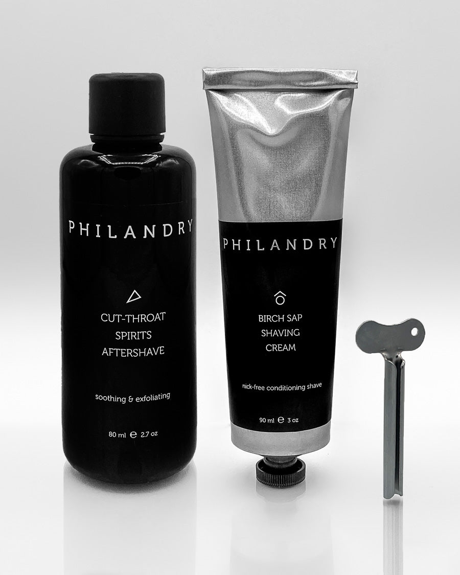 Shave Cream and Aftershave Set