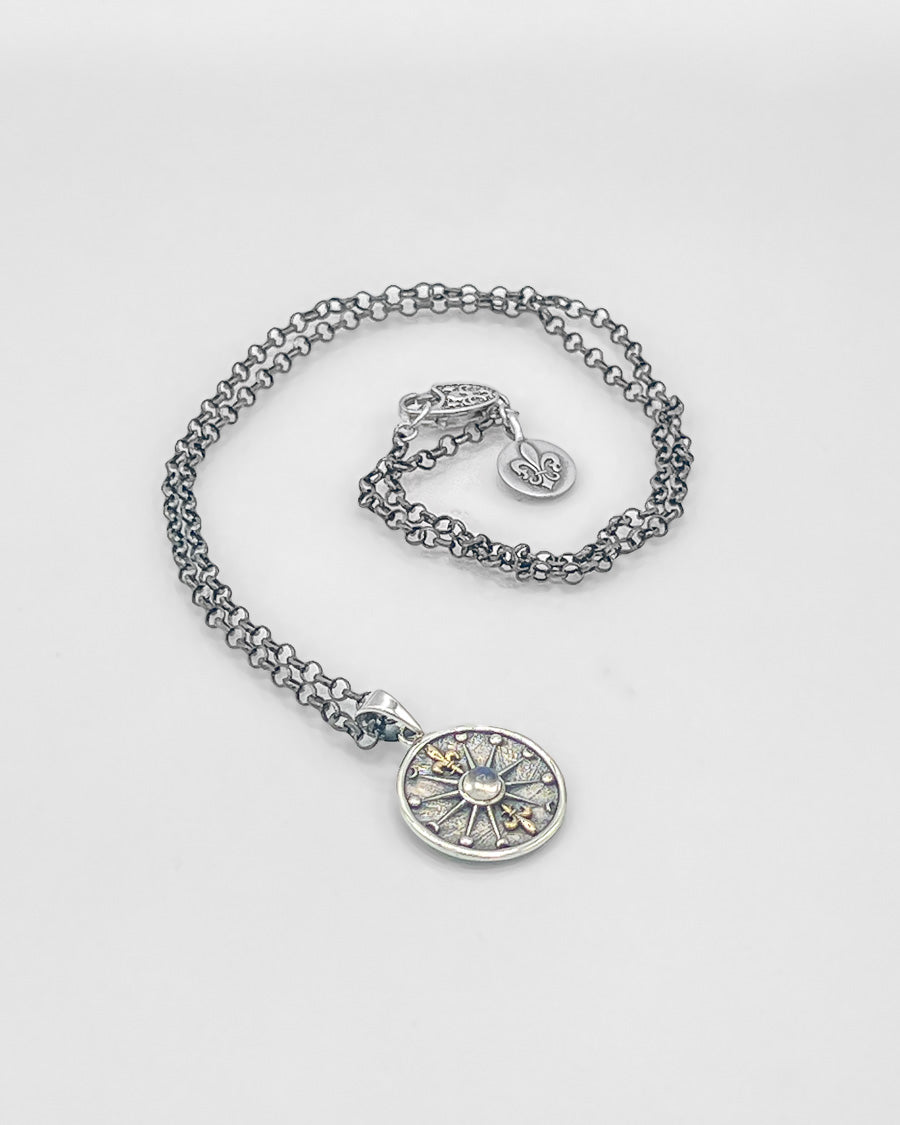 Sun and Moon Pendant Necklace