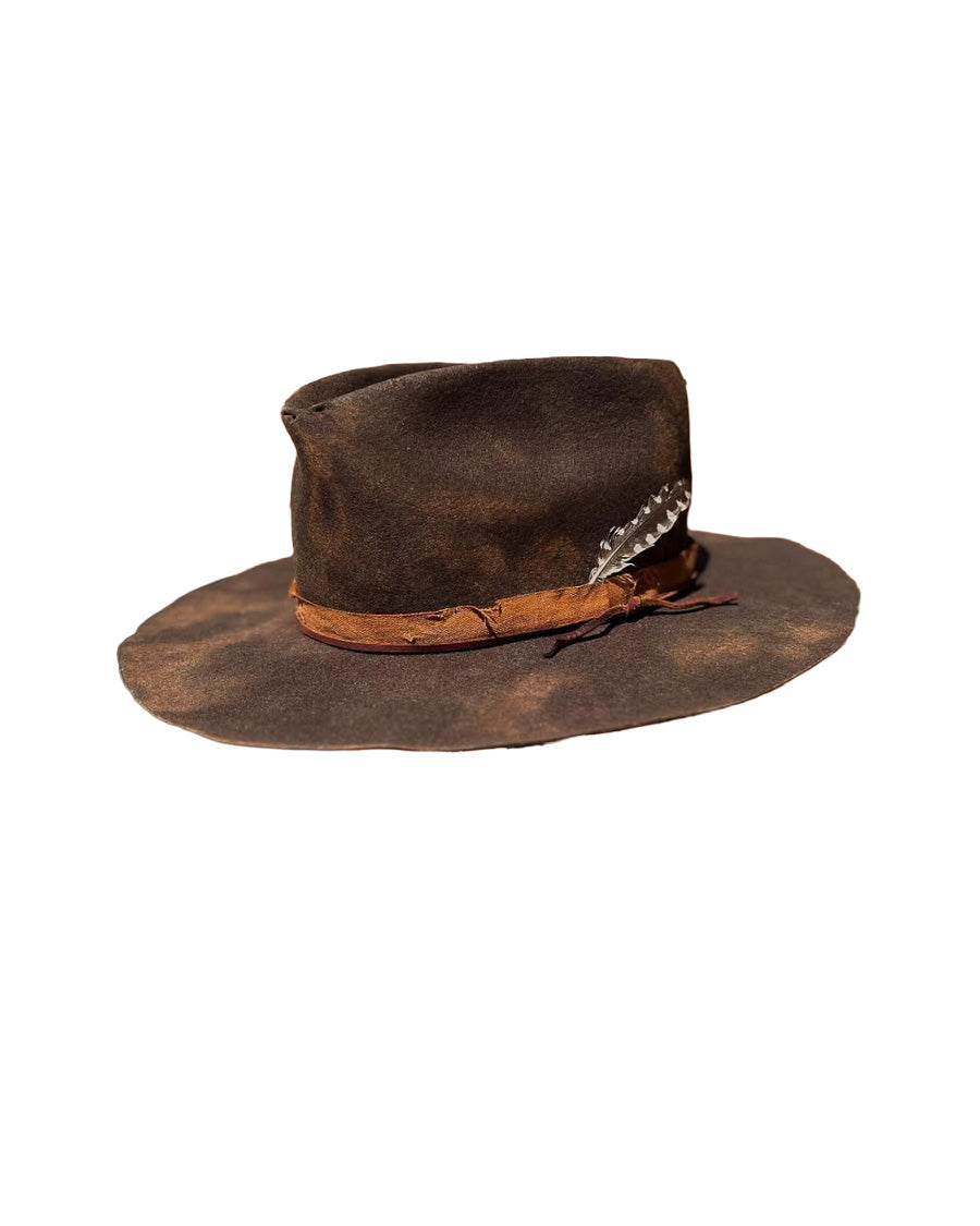 Brown Felt Fedora