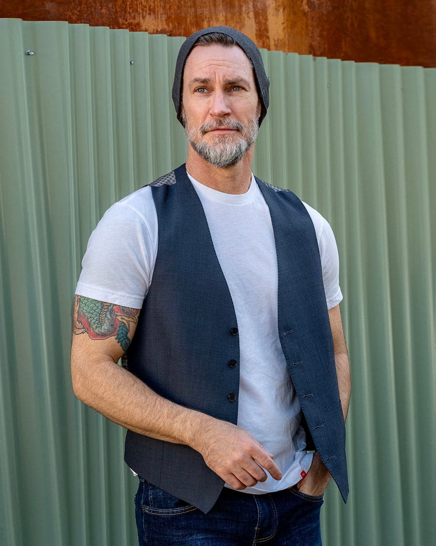 Welterweight Beanie - Lifestyle image featuring a person wearing the beanie in a casual setting.