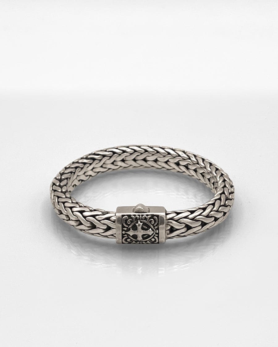 Sterling Silver Braided Link Bracelet