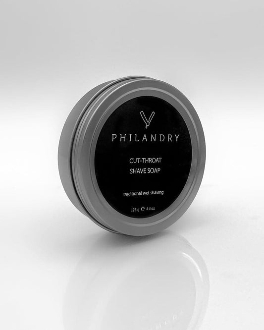 Cut-Throat Shave Soap Traditional Wet Shaving for Men by PHILANDRY