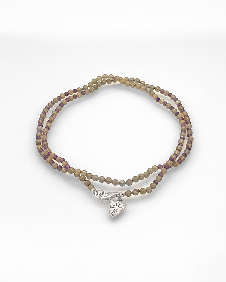 Labradorite & Amethyst Necklace