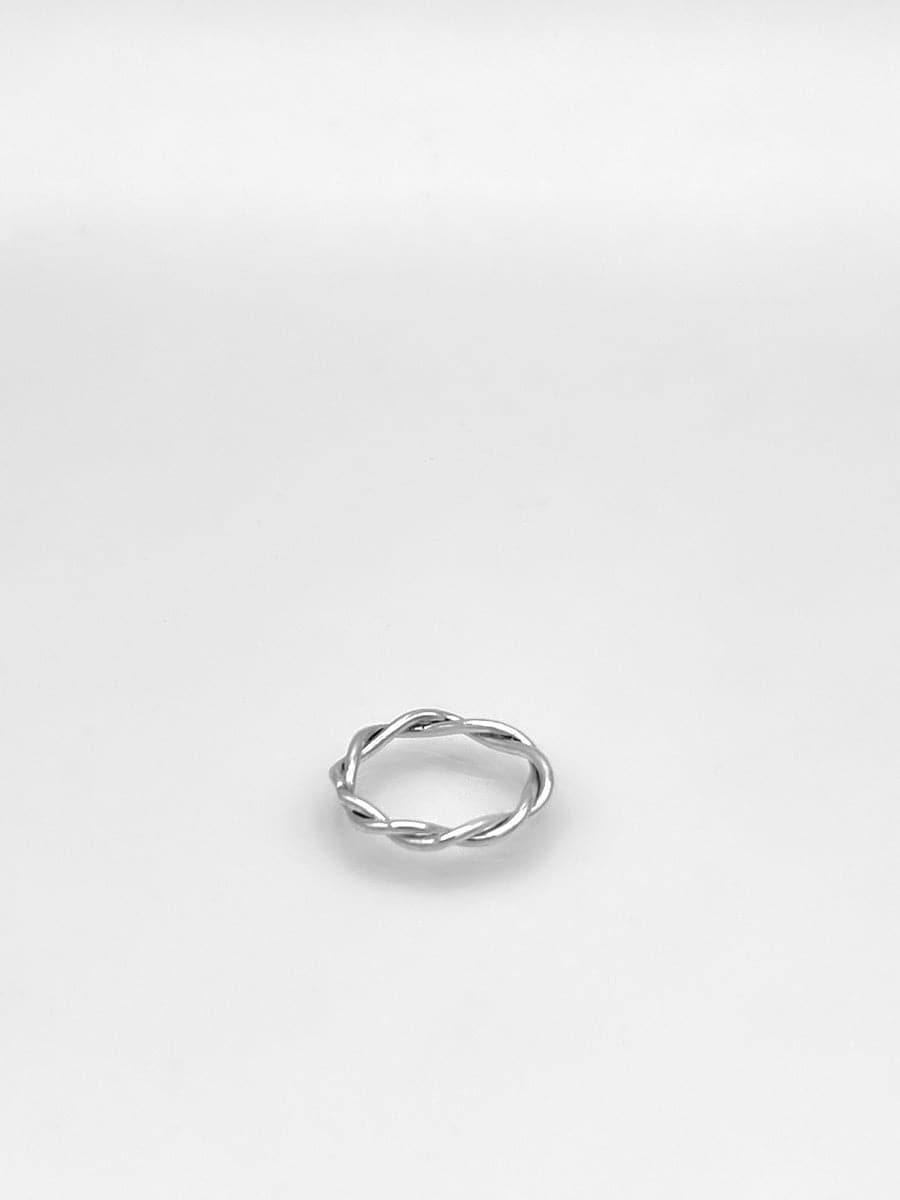 Silver Twist Rings