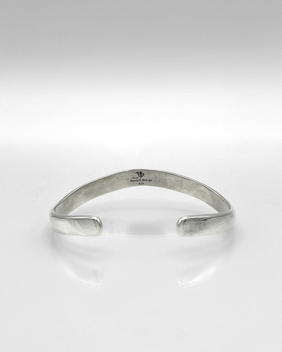 Sterling Silver Wave Cuff Bracelet
