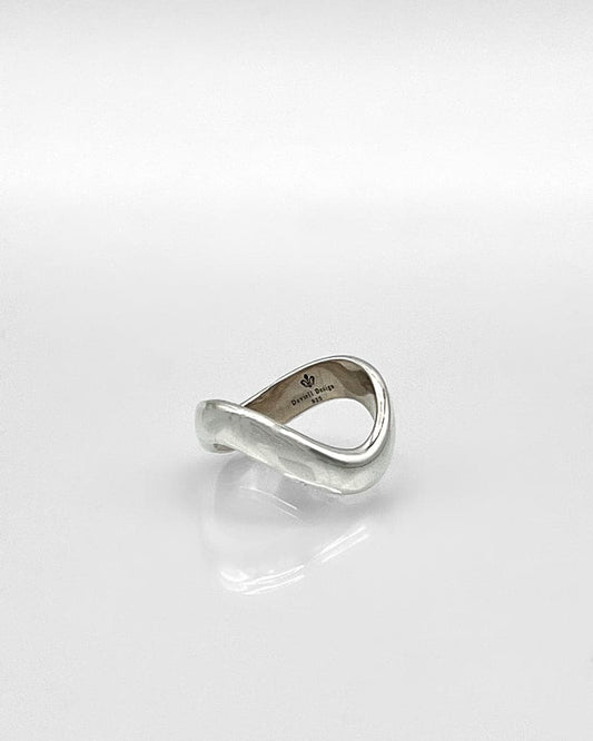 Sterling Silver Wave Ring