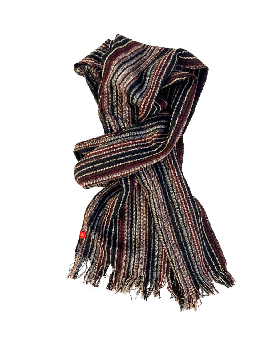 The Woven Wool Striped Scarf ♔