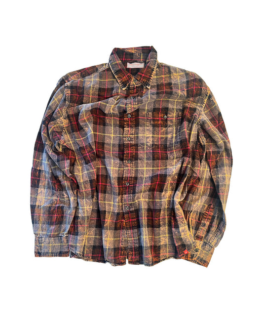 The Vintage Long-Sleeve Flannel №62 (XL)