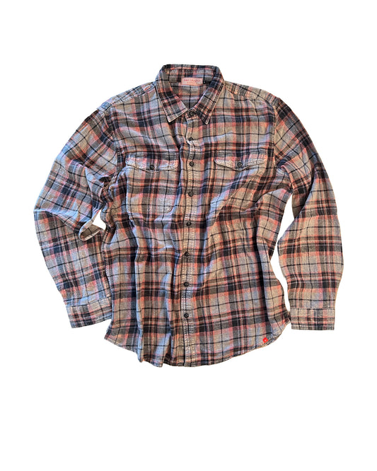 The Vintage Long-Sleeve Flannel №19 (XL)