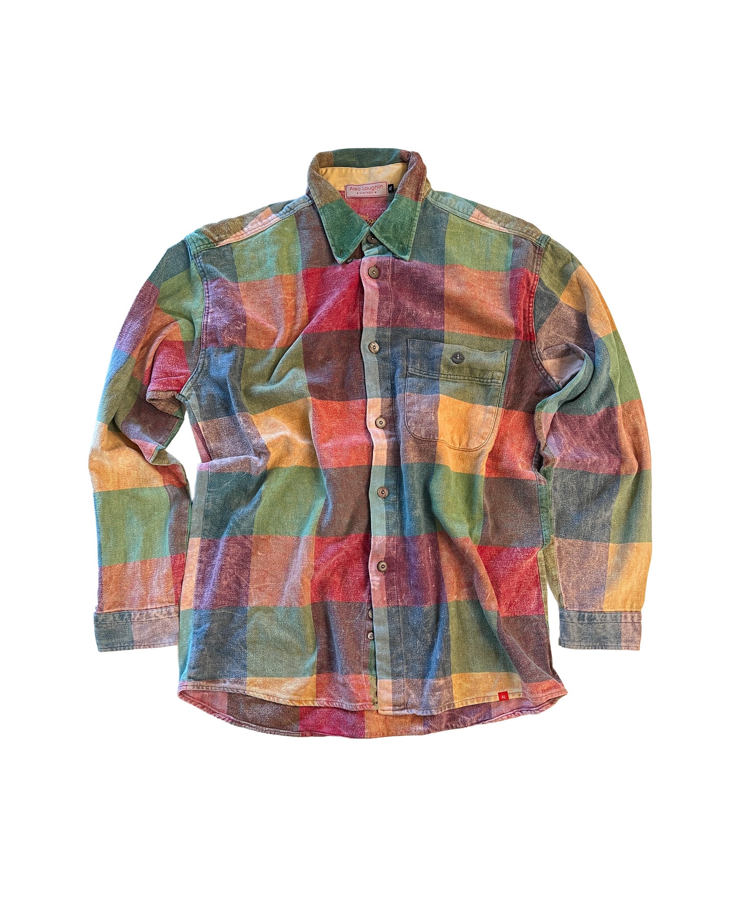 The Vintage Long-Sleeve Flannel №20 (XL)