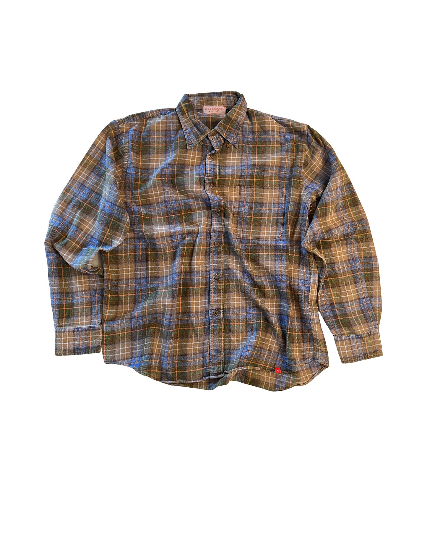 The Vintage Long-Sleeve Flannel №22 (XL)