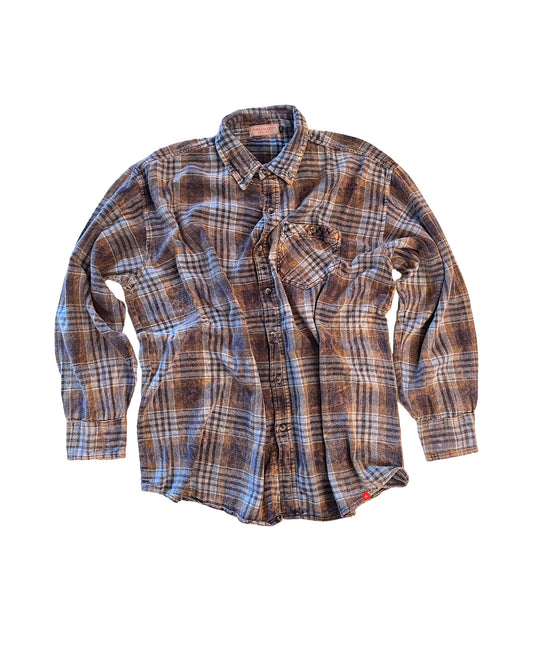 The Vintage Long-Sleeve Flannel №24 (2XL)