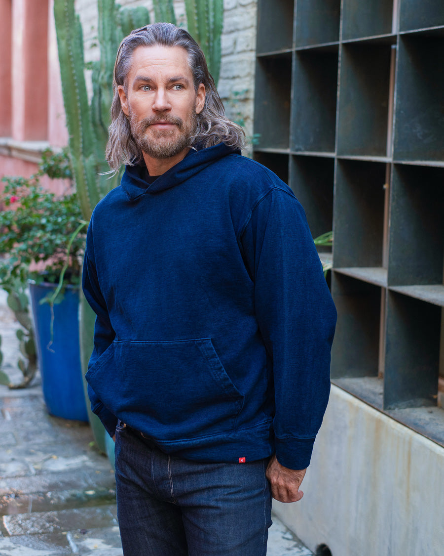 The Denim-Blue Pullover Hoodie