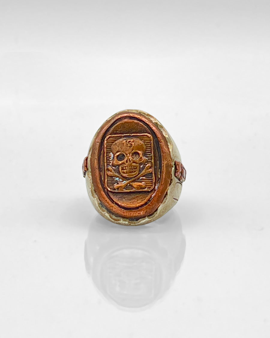 Lucky 13 Skull and Bones with Owl motifs c. 1940