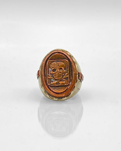 Lucky 13 Skull and Bones with Owl motifs c. 1940