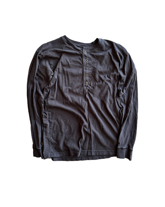 Brown Long Sleeve Henley
