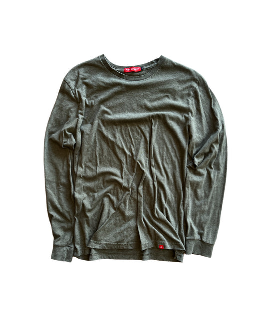 Army Green Long Sleeve Everyday Tee