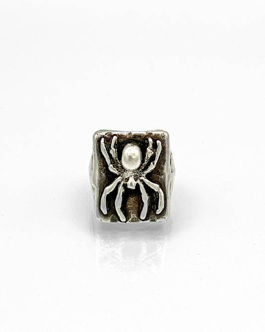Sterling Silver Black Widow Ring