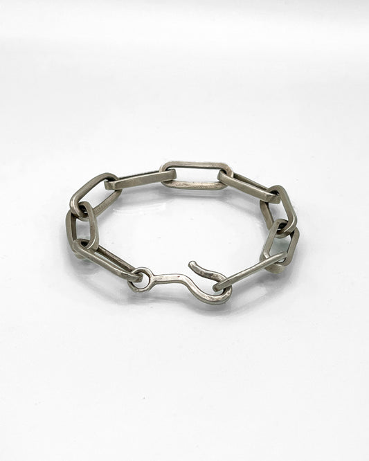 Chunky Sterling Silver Link Bracelet