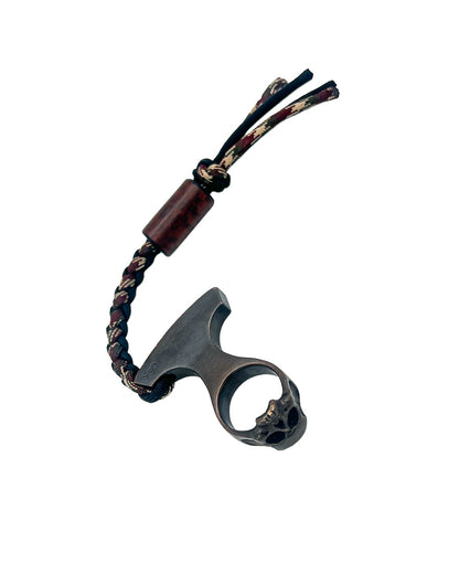 Obsidian Edge Cast Skull Knuckle Display Object — 3.5 oz