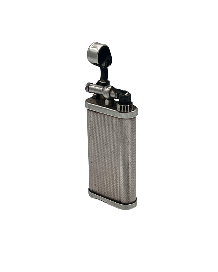 Vintage Dunhill Unique Lift Arm Petrol Lighter Patent 143752 Made in England with Box