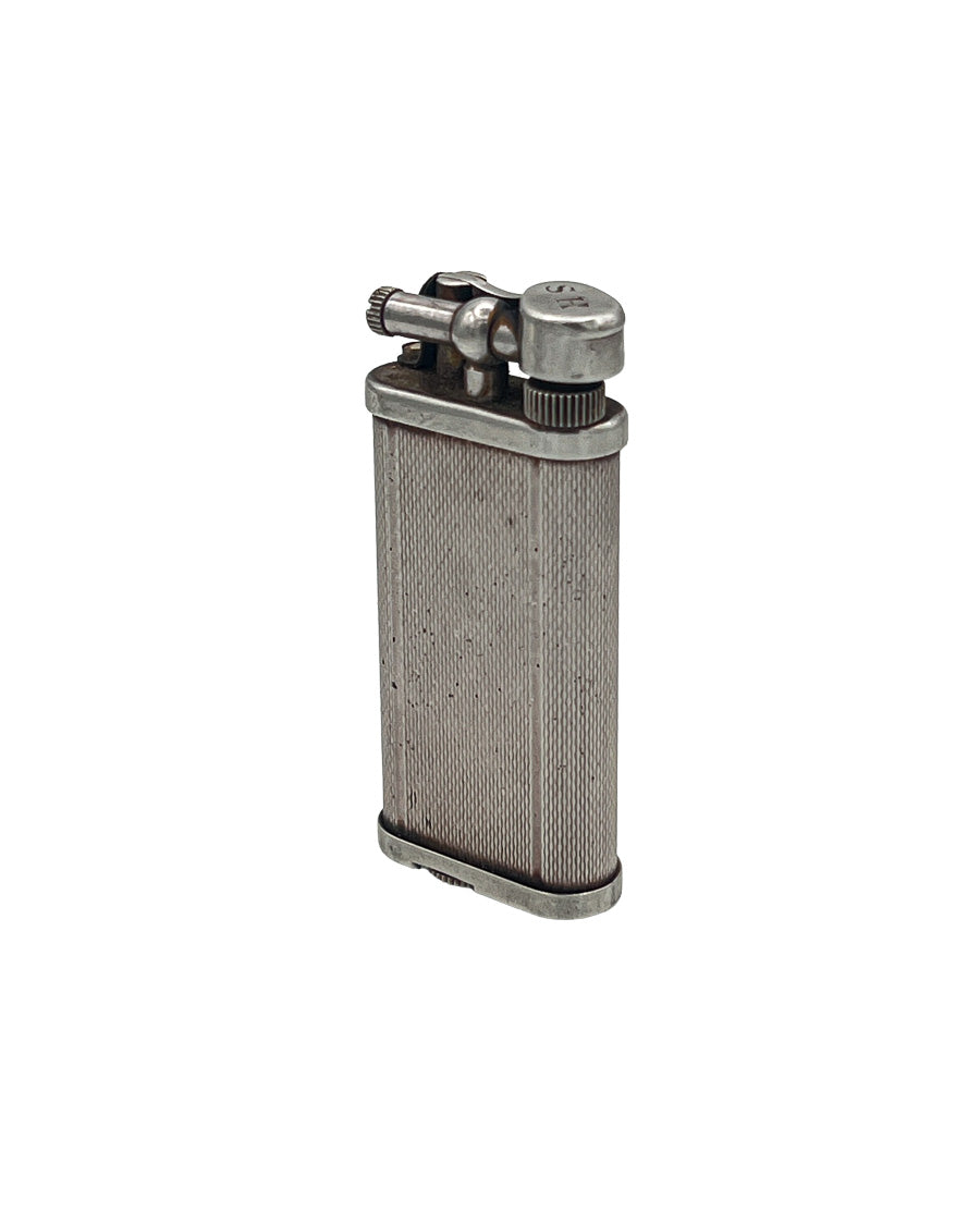 Vintage Dunhill Unique Lift Arm Petrol Lighter Patent 143752 Made in England with Box