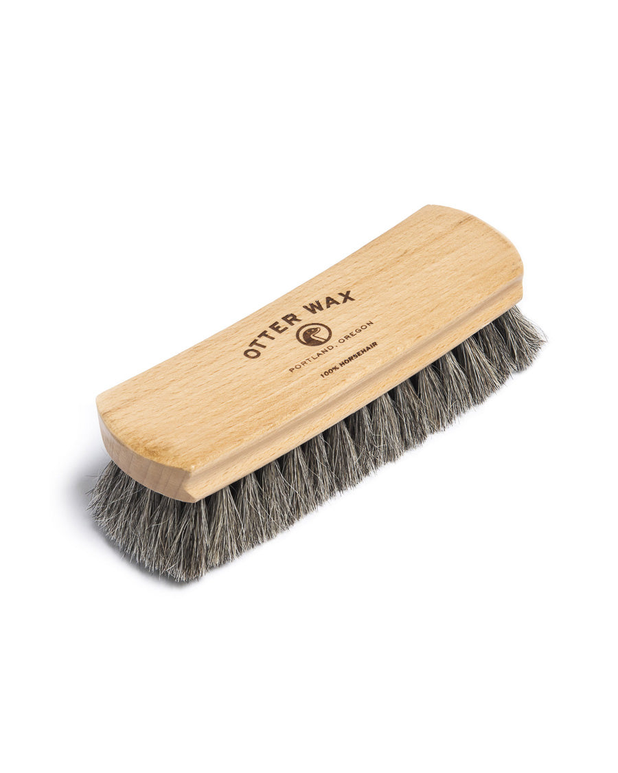 Premium Horsehair Shoe Brush