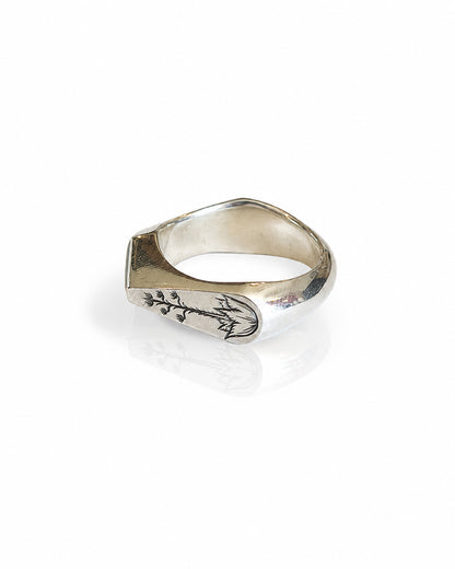 Sterling Silver Ring with Kingman Turquoise