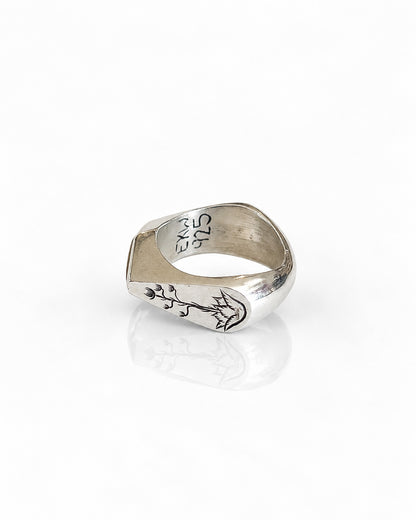 Sterling Silver Ring with Black Onyx