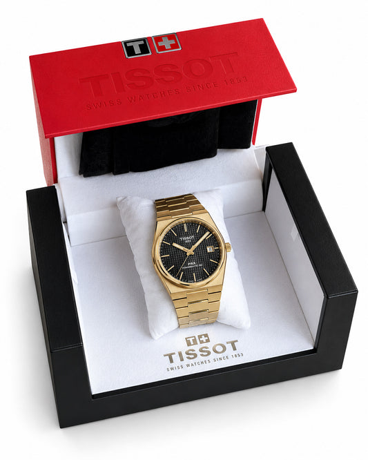 TISSOT — PRX POWERMATIC 80 GOLD-TONE AUTOMATIC WATCH, 40mm