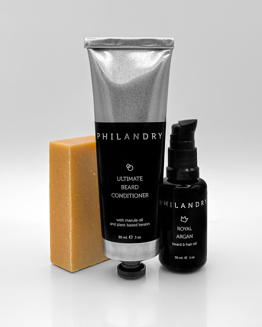 Beard Care Set by Philandry - Premium Grooming Products for a Well-Groomed Beard - PHILANDRY