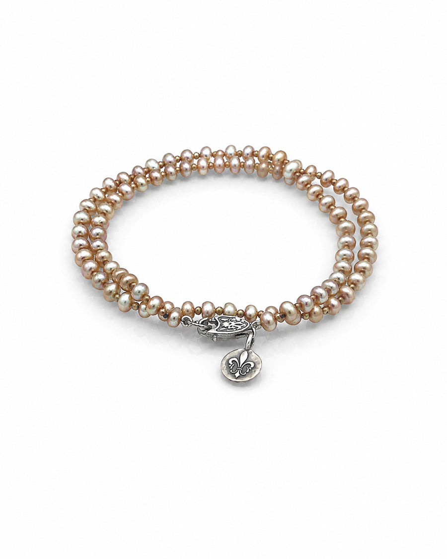 Golden Freshwater Pearl Necklace