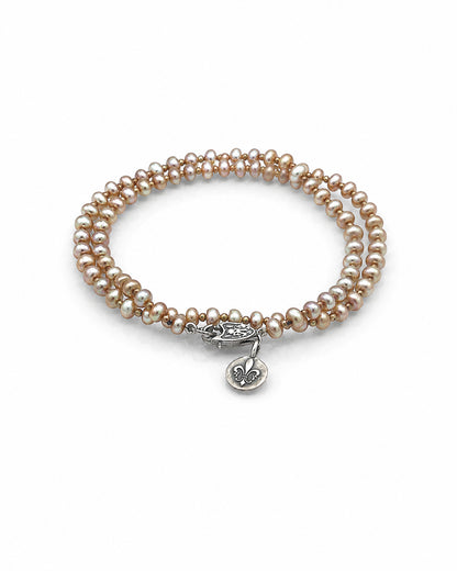 Golden Freshwater Pearl Necklace