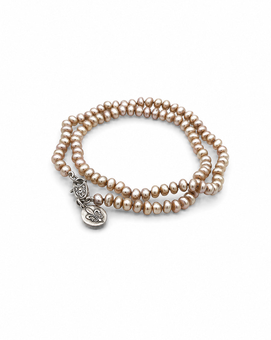Golden Freshwater Pearl Necklace