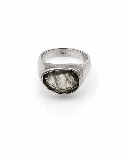 Faceted Moonstone Ring