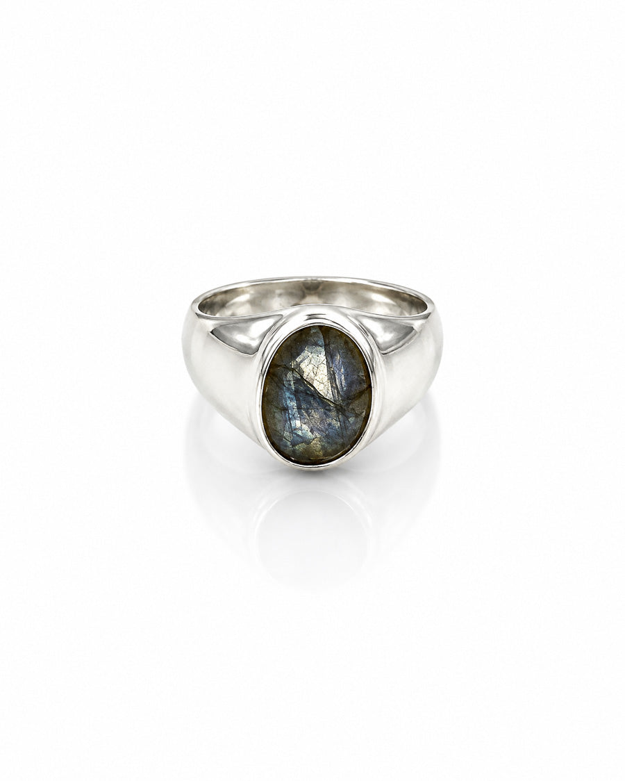 Faceted Moonstone Ring