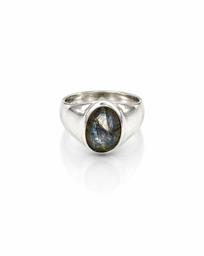 Faceted Moonstone Ring