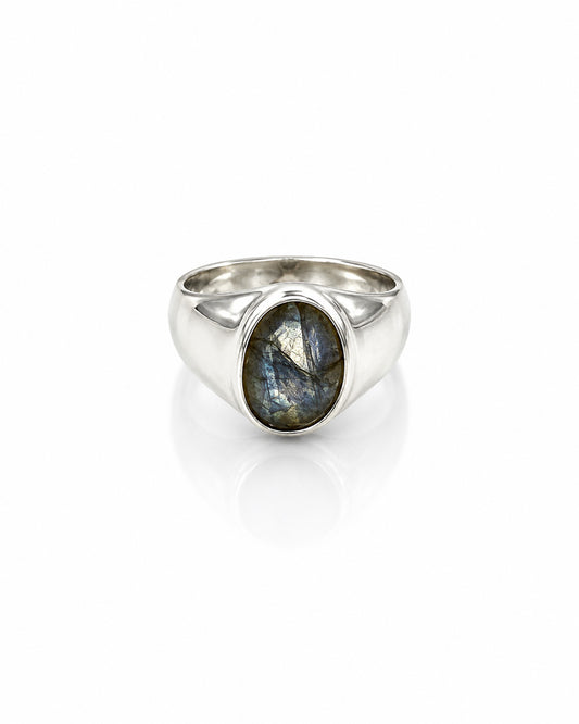 Faceted Moonstone Ring