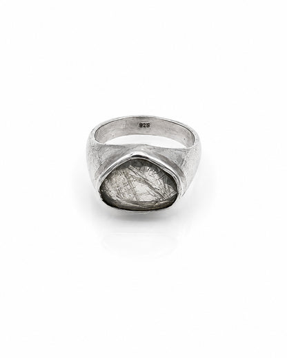 Faceted Moonstone Ring