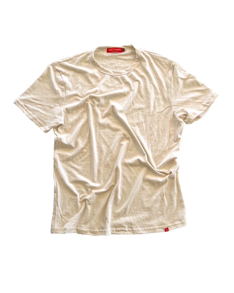 Sustainable Hemp Tee in Natural White - Eco-Friendly Fashion