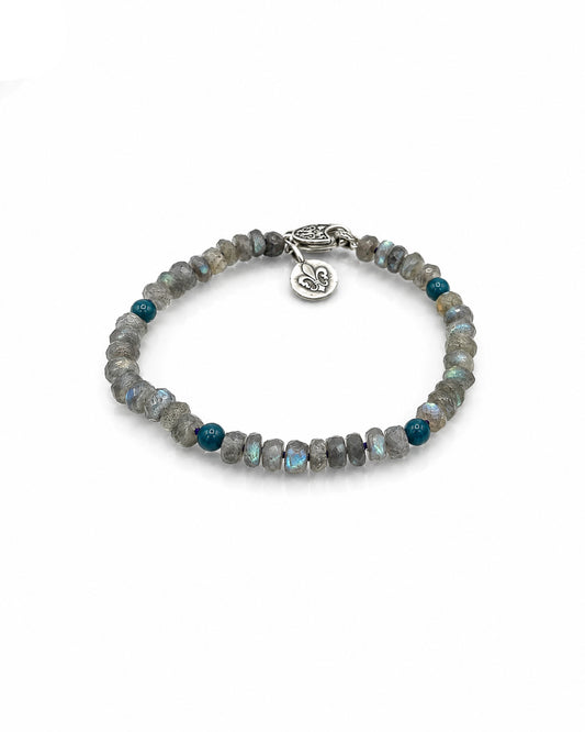 Faceted Labradorite Bracelet