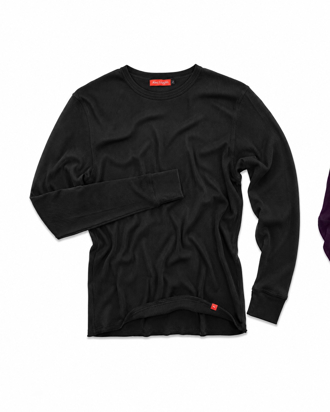 The Long Sleeve Ribbed Tencel Crew ⚘