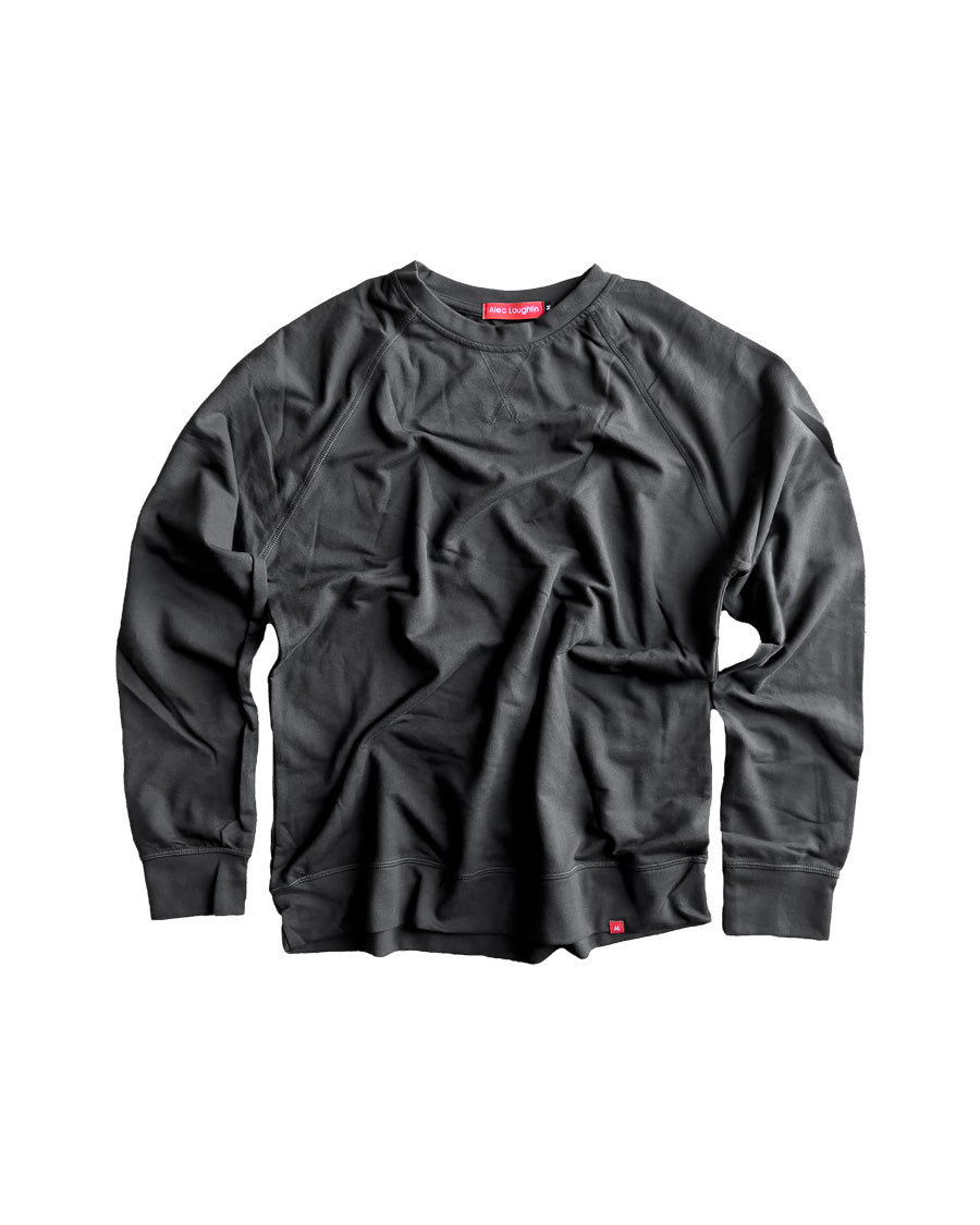 The Welterweight Micro-Terry Long Sleeve Raglan Crew